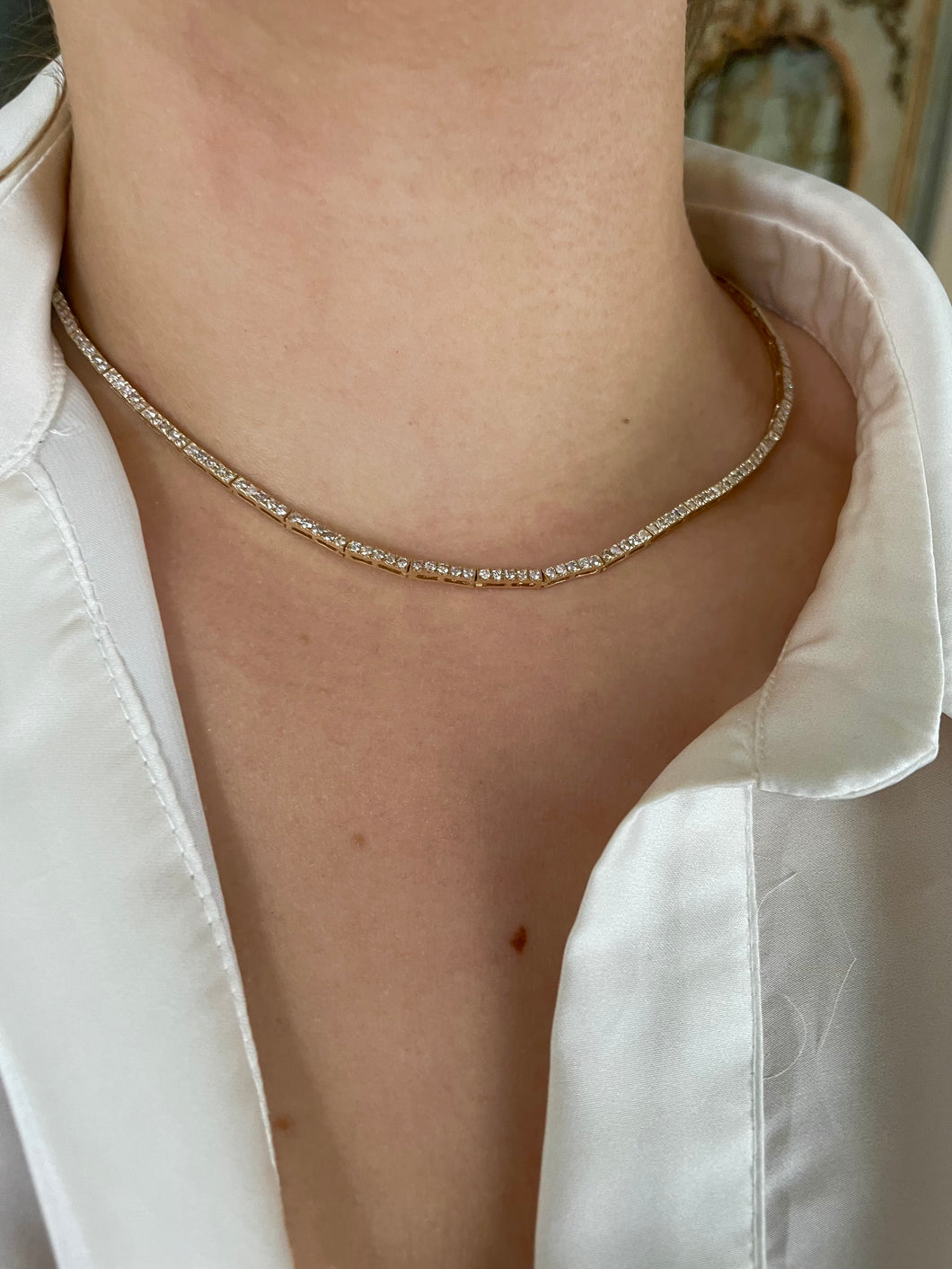 Gold & Diamond Choker