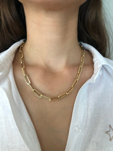 Paper clip Necklace