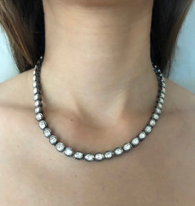 Rose cut Diamond Necklace