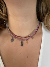 Load image into Gallery viewer, Swarovski and pave diamond necklaces
